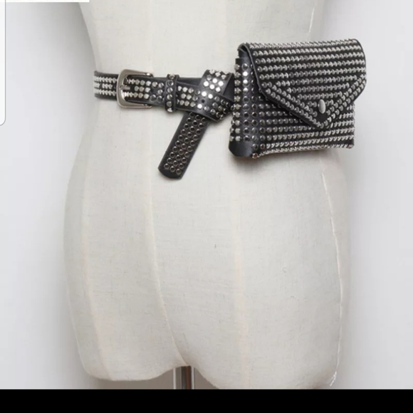 Dolls kill studded belt bag - Picture 2 of 7